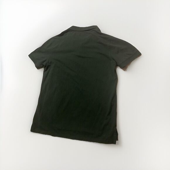 Goodfellow Polo Medium Loring Golf Shirt Green Collared Stretch Button Casual - Picture 3 of 3